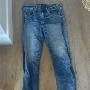 American Eagle Outfitters Slim Straight Blue Jeans